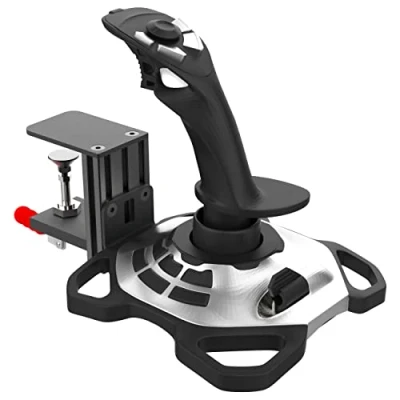 Image of Hikig Steel Clamp on Joystick Mount Designed ONLY for Logitech G Extreme 3D PRO Windows, Adjustable Durable Desk Holder Flight (Flight Not Included)