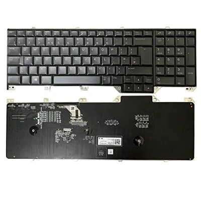 Image of Gintai Keyboard UK Layout for Dell Alien ware 17 R5, Area 51M R1 07MW0R 7MW0R PK132F11A15 V183025AK1 NSK EYABC Per Key RGB Color Backlit Laptop