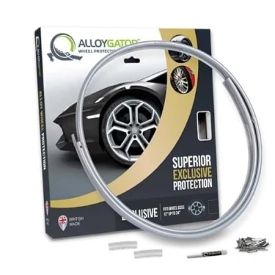 Image of AlloyGator Single Replacement Profile (Silver) 1 Wheel Fits 12 24 inch Alloy Protectors Rim