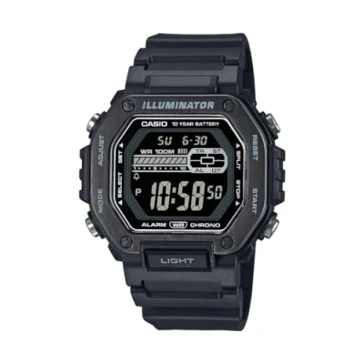 Image of Casio Men Digital Quartz Watch with Resin Strap MWD 110HB 1BV