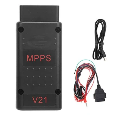 Image of EBTOOLS ECU Scanners Diagnostic Tools OBD Scanner Auto Chip Tuning Interface OBD2 with USB Data Cable CD Portable