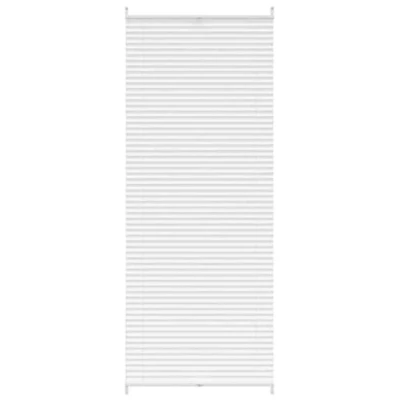 Image of vidaXL Plisse Blind 90x200cm in White, Modern Pleats, Adjustable, Easily Installed, Sun and Vision Protection, Suitable for Various Spaces, Available Across Multiple Sizes