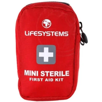 Image of Lifesystems Mini Sterile Kit, CE Certified Contents, Specifically Designed for Travel And Holiday, Red