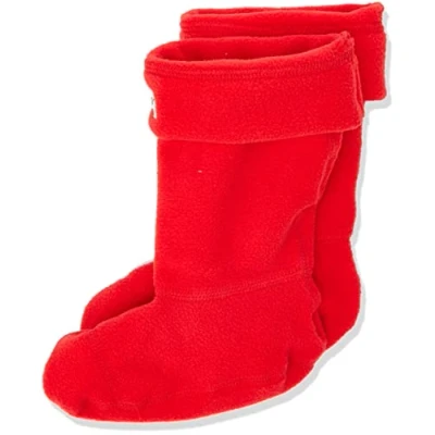 Image of Hatley Boy&#039;s Boot Liners Ankle Socks, Red, 11 13 Months (Manufacturer Size: Medium)