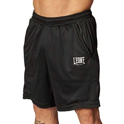 Image of LEONE 1947, Logo Shorts, Black, XXL, ABX112