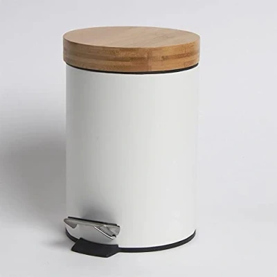 Image of Swan household ® 3L Pedal Bin With Bamboo Top