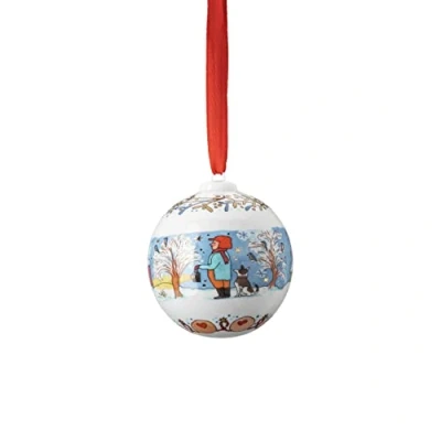 Image of Porcelain Christmas Bauble 2022 Ball