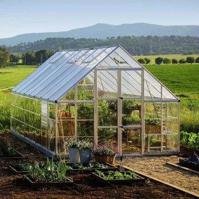 Image of 10&#039; x 16&#039; Palram Canopia Balance Silver Greenhouse (3.04m 4.84m)