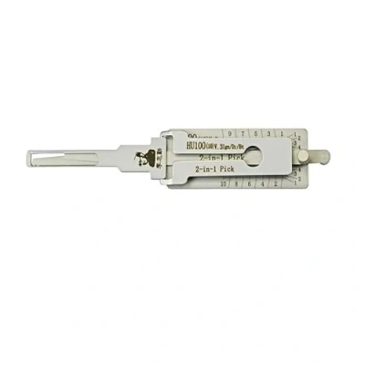 Image of Auto LiShi Lock Pick, HU100 (10) v3 2 in 1, Pick and Decoder for Car, Car Key Reader, Professional Locksmith Tools