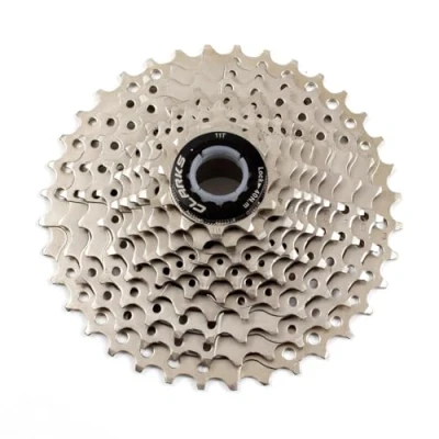 Image of Clarks Cassette 11 36 10 Speed SRAM/Shim Compatible 2021: Silver 10SPD 36T