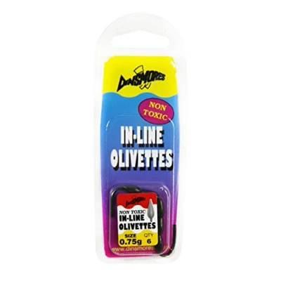 Image of Dinsmores Non Toxic In Olivettes Sinker Multicoloured, 0.75 g