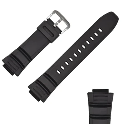 Image of Watch Strap Compatible with Casio AE 2000W 2100W WV 200 MCW 100H W S220 2000/2100 Ref CRAE2000 10302043 band