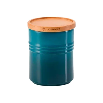 Image of Le Creuset Storage Jar Deep Teal ø 10 cm / 540 ml