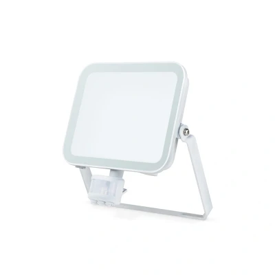 Image of LED Floodlight with PIR 50W IP65 4000K White JCC Niteflood