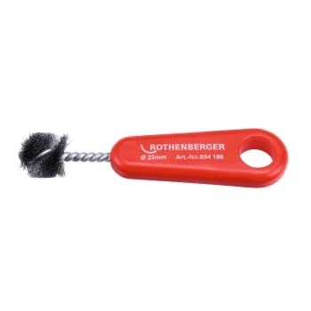 Image of Rothenberger 854186 Internal Brushes for Copper Tube, Red/Silver, 22 mm