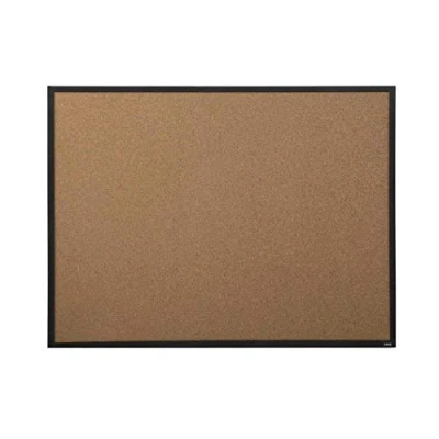 Image of Bi Office Techcork Notice Board, Black Frame, 120 x 90 cm
