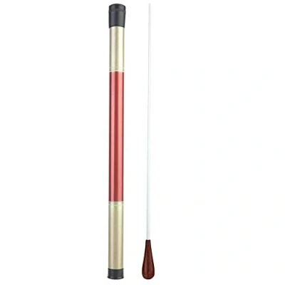 Image of Vbest life Padauk Handle Conducting Baton Conductor for Symphony Leader Orchestra Glass Fiber Reinforced Plastics with Tubular Protector