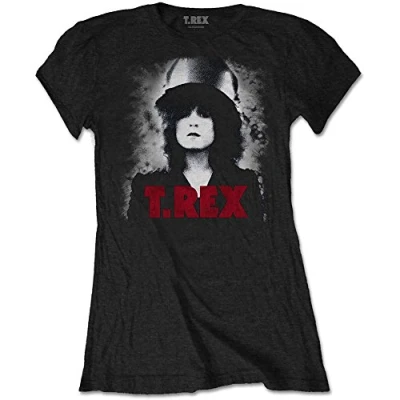 Image of Band Monkey T Rex Ladies Shirt Slider Multicoloured