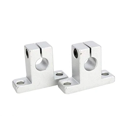 Image of 2Pcs Linear Rail Shaft Support, 10mmSK10 Guide Support Bracket Vertical Optical Axis Holder for XYZ Table CNCsk10 sk10