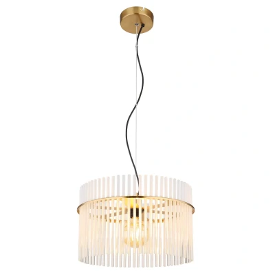 Image of Globo Gorley pendant light, Ø 40 cm, gold coloured, glass