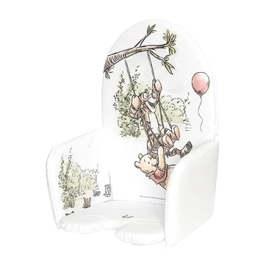 Image of keeeper Winnie pad for high chair, Universal chairs, With Velcro fasteners, Lena, White