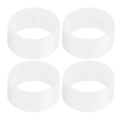 Image of MOLKASIA Silicone Tennis Racquet Grip Rings Racket Bands Non Slip Rubber for Badminton Squash Baseball Bat Handle