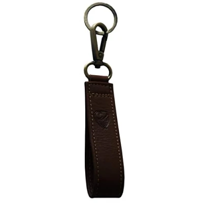 Image of GERMANUS Keyring, Made in EU (Darkbrown)
