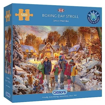 Image of Gibsons Boxing Day Stroll 500 Piece Jigsaw Puzzle
