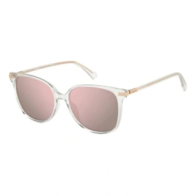 Image of Polaroid Woman PLD 4170/G/S/X DDB/JQ Sunglasses Polycarbonate Gold Squared Polarized Multilayer