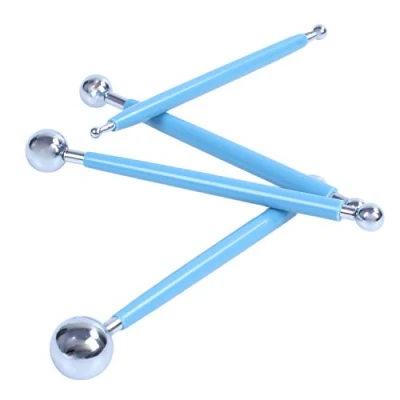 Image of Bordhap Metal Ball Stylus Clay Ceramics Pottery Sculpting Modeling Tool Set