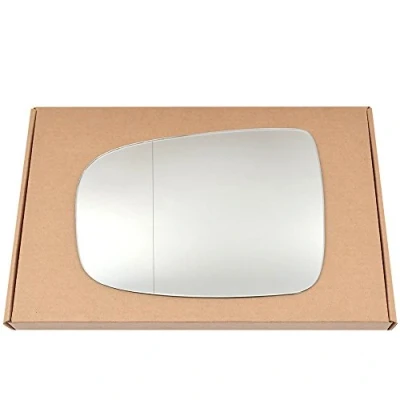 Image of Less4spares Wing Mirror Glass Left Compatible with Hyundai ix20 2010 2019 STICK ON Passenger Near Side Blind Spot