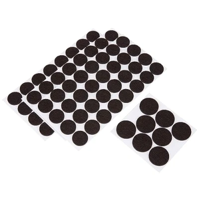 Image of Meister Felt Glider Assortment self adhesive, brown, 104 pieces, 645286