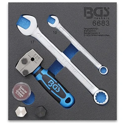 Image of BGS 6683 Tool Tray 1/6: Flaring DIN 4.75 mm (3/16&quot;)