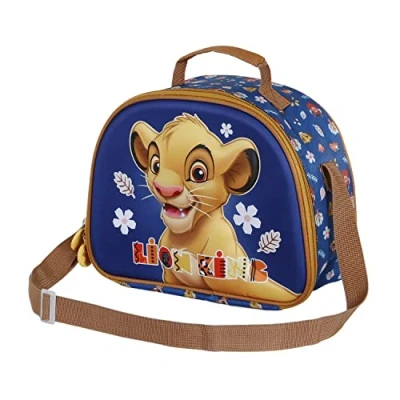 Image of Disney Lion King Little Face 3D Lunch Bag, Blue