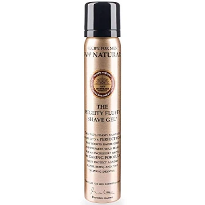 Image of Raw Naturals MIGHTY FLUFFY SHAVE gel for Men Rich shaving with natural Oat extract Moisturising &amp; calming A product from your local Swedish Skincare Microbrewery 100ml
