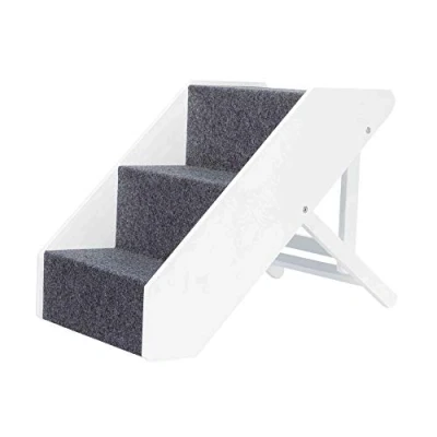 Image of Trixie Height Adjustable Pet Stairs, 40 x 67 cm, White