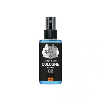Image of The Shave Factory After Cologne A Fragrant Essence For Impeccable Care Long Lasting Sensation Of Freshness And Comfort (50ML, 02 Atlantic)