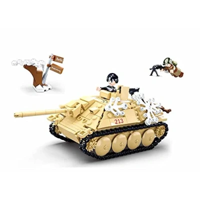 Image of Sluban M38 B0976 Army (Battle of Budapest) Tank Destroyer 344 Pieces, Multicolor