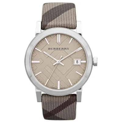 Image of Burberry Heritage Womens Analogue Quartz Watch with Nylon Bracelet BU9023
