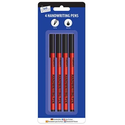 Image of Just Stationery Handwriting Pen (Pack of 4)