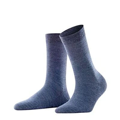 Image of Women&#039;s 1 Pair Falke Soft Merino Wool Socks Linen 5.5 6.5 Ladies