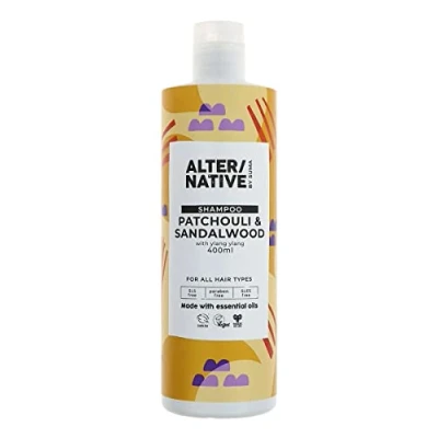 Image of Alter/Native Natural Plant Powered Cruelty Free Shampoo (Patchouli &amp; Sandalwood, 400ml)