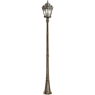 Image of Tournai 3 Light Large Outdoor Post Lantern Londonderry IP44, E14