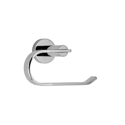 Image of Croydex Metra Flexi Fix Toilet Roll Holder Durable Zinc Alloy, Easy Fit Paper Holder, Unique &#039;X&#039; Plate for No Drill Installation, All Fixings Included, Screw or Glue 9x18x10.3cm