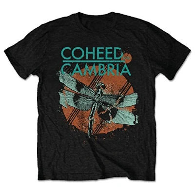 Image of Coheed and Cambria Dragonfly Official Tee T Shirt Mens Unisex (X Large) Black