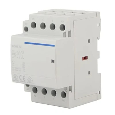 Image of AC Contactor 4P 2NO 2NC 32A 24V/230V 50/60Hz Household 35MM DIN Rail Mount(AC230V)