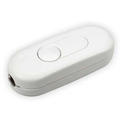 Image of EHMANN 2960x0800 Electronic LED Cord Dimmer T29.08 White, Phase Control, 230 V, 50 Hz, Power: 3 35 W, 5 100 W/VA