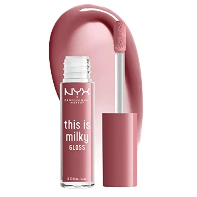 Image of NYX PROFESSIONAL MAKEUP This Is Milky Gloss, Vegan Lip Gloss Cherry Skimmed