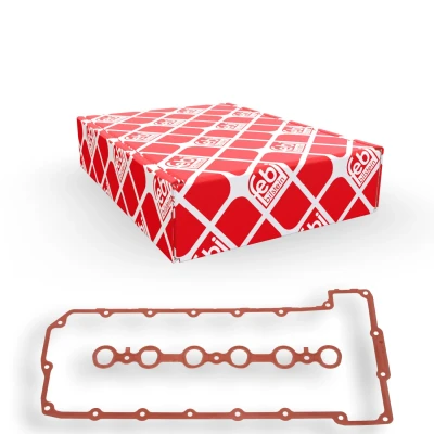 Image of 11127526040, 11127529315, 11127536785, 11127581215 Gasket Set, rocker cover FEBI BILSTEIN 27494 Metal BMW: 3 Touring, Z4 Roadster, Saloon