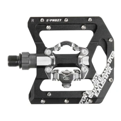 Image of EXUSTAR E PM827 MTB Pedal 108x100mm in Aluminium Black